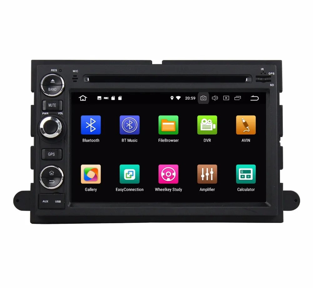 Восьмиядерный 7 'Ǝ ядер Android 9 0 автомобильный Радио dvd плеер GPS для Ford Fusion Explorer F150