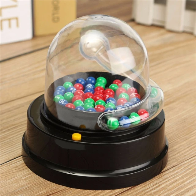 Electric Lucky Lottery Toy Number Picking Machine Mini Lottery Bingo Games Shake Lucky Ball Entertainment Board Game Party Games 5