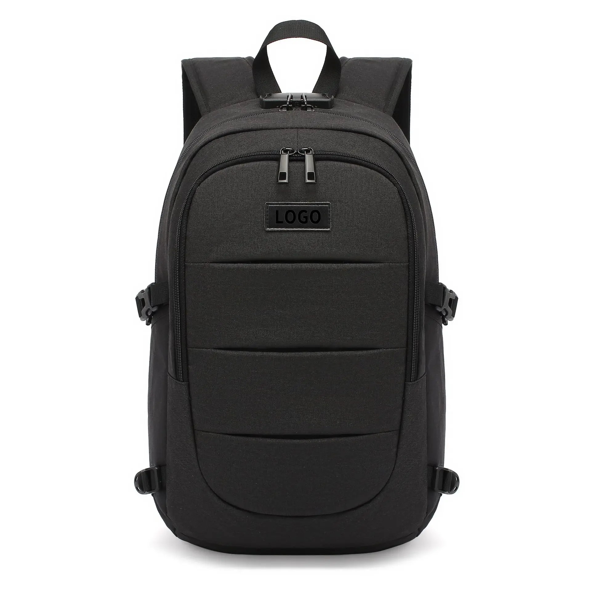 

New Style School Bag Students Korean-style Anti-Spillage Burden Relieving Casual Backpack Printed Words Logo School Bag