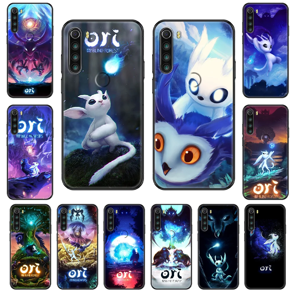 Чехол для телефона Ori и волю Wisps Xiaomi Redmi Note S2 4 5 6 7 8 A S X Plus Pro черный красивый чехол