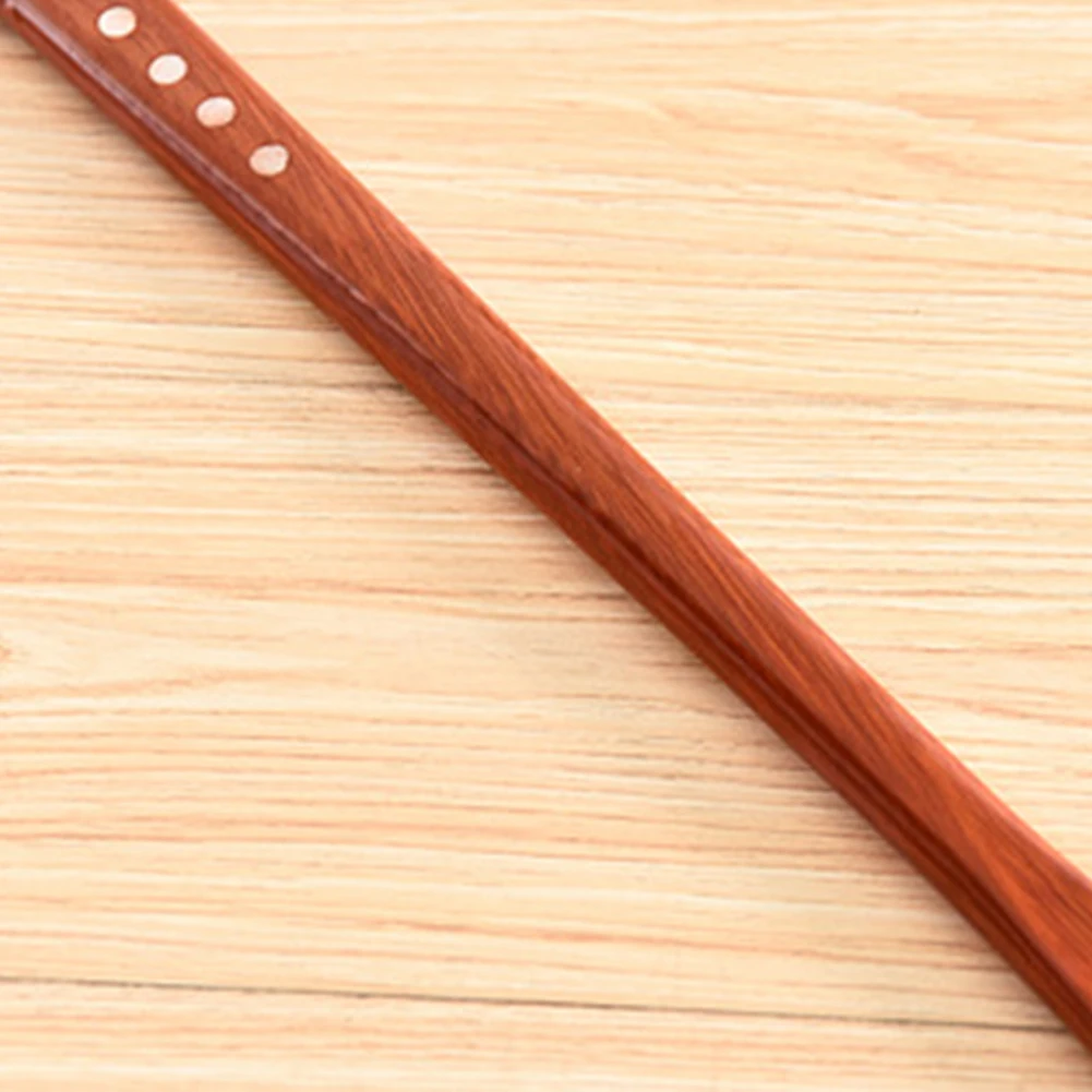Палка практичный деревянный подъемник прочный 55 см Красный Портативный эластичная обувь Рог длинной ручкой полезные петли для подвешивания дома