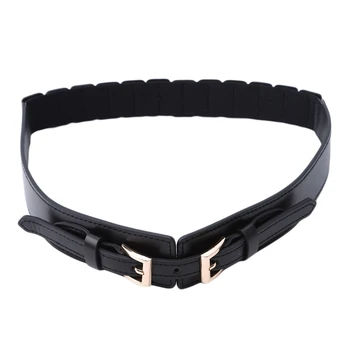 

Fashion Thin PU Leather Belt Pin Bucket Elastic Waist Belts Women Dress Skirt Decoration Fashion Girls Gifts