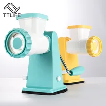 TTLIFE ручная мясорубка и сосисок, ручные гаджеты для приготовления мясорубки, макаронные изделия, Кривошип для домашней кухни, кухонная утварь