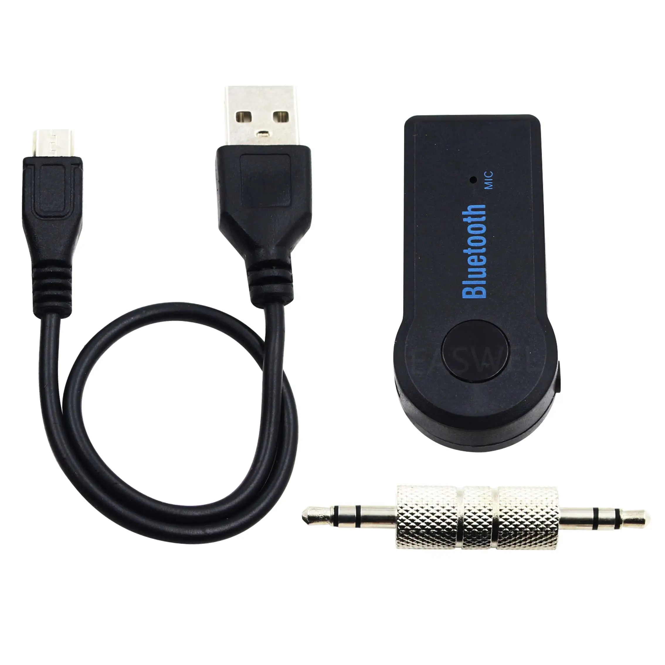 50 шт. 3,5 мм Беспроводной USB мини Bluetooth Aux стерео аудио музыкальный автомобильный адаптер приемник
