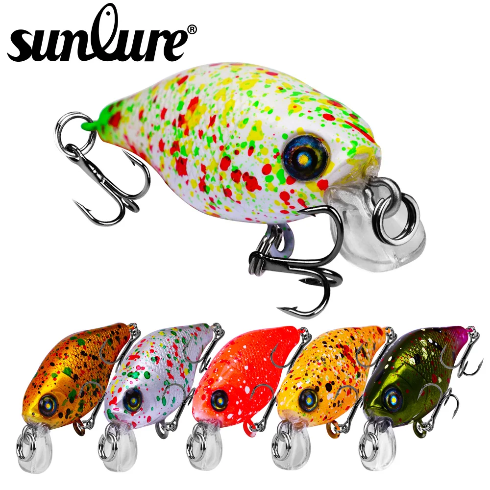 

6pcs/lot Fishing Lures Fishing Tackle Hard Bassbaits with 12# BKB Hooks 4.5g-0.16oz/4.6cm-1.81" Fishing Baits New Arrival