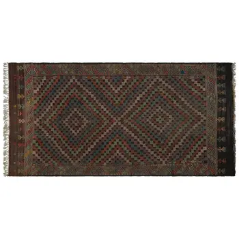 

Handmade Natural Oriental Vintage Turkish Rug Area Rug 156x310 Cm-5'1''X10'2''