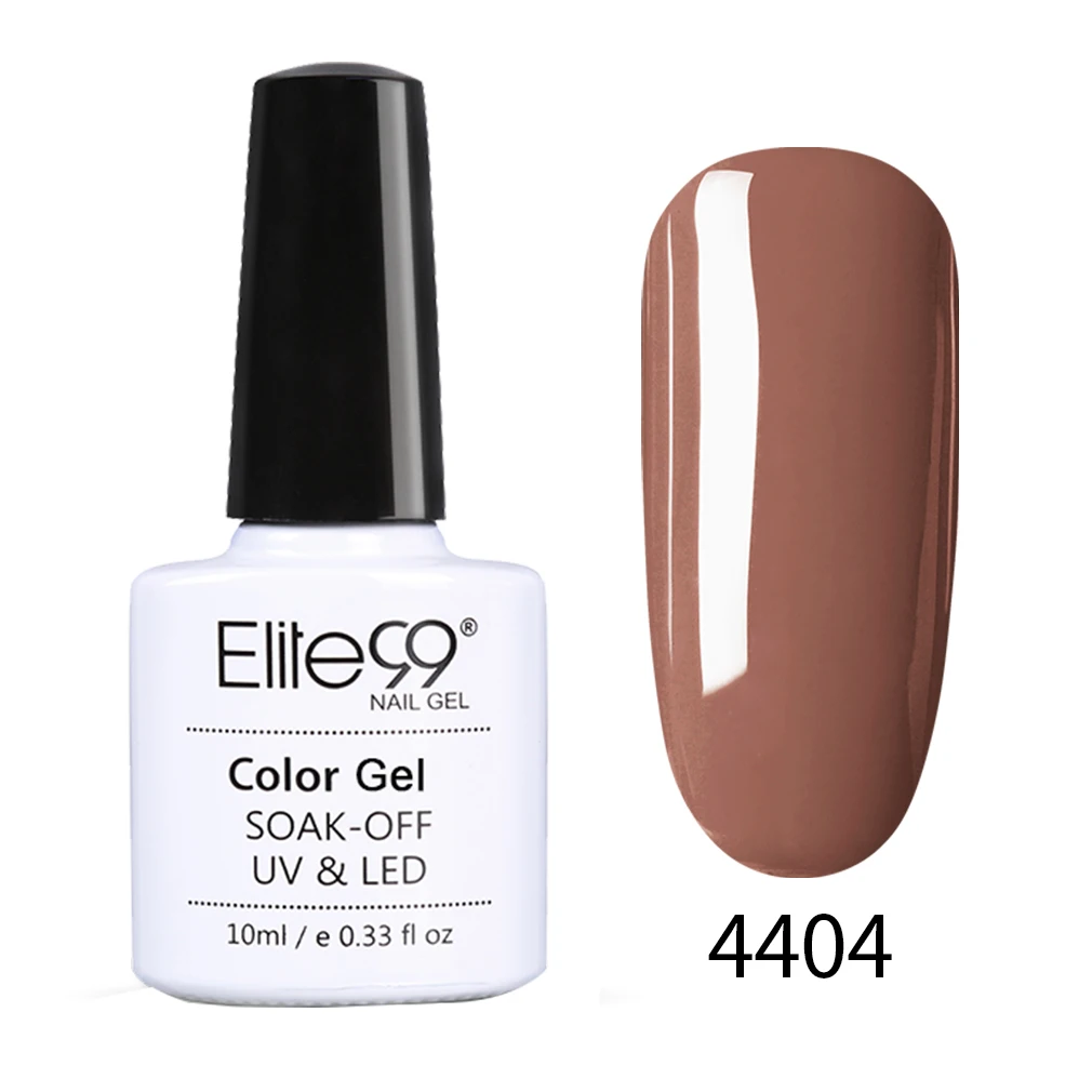 Elite99 10 мл Гель-лак авокадо УФ светодиодный лак для ногтей для маникюра Гель-лак полуперманентный Гель-лак для ногтей инструменты для дизайна своими руками - Цвет: 4404