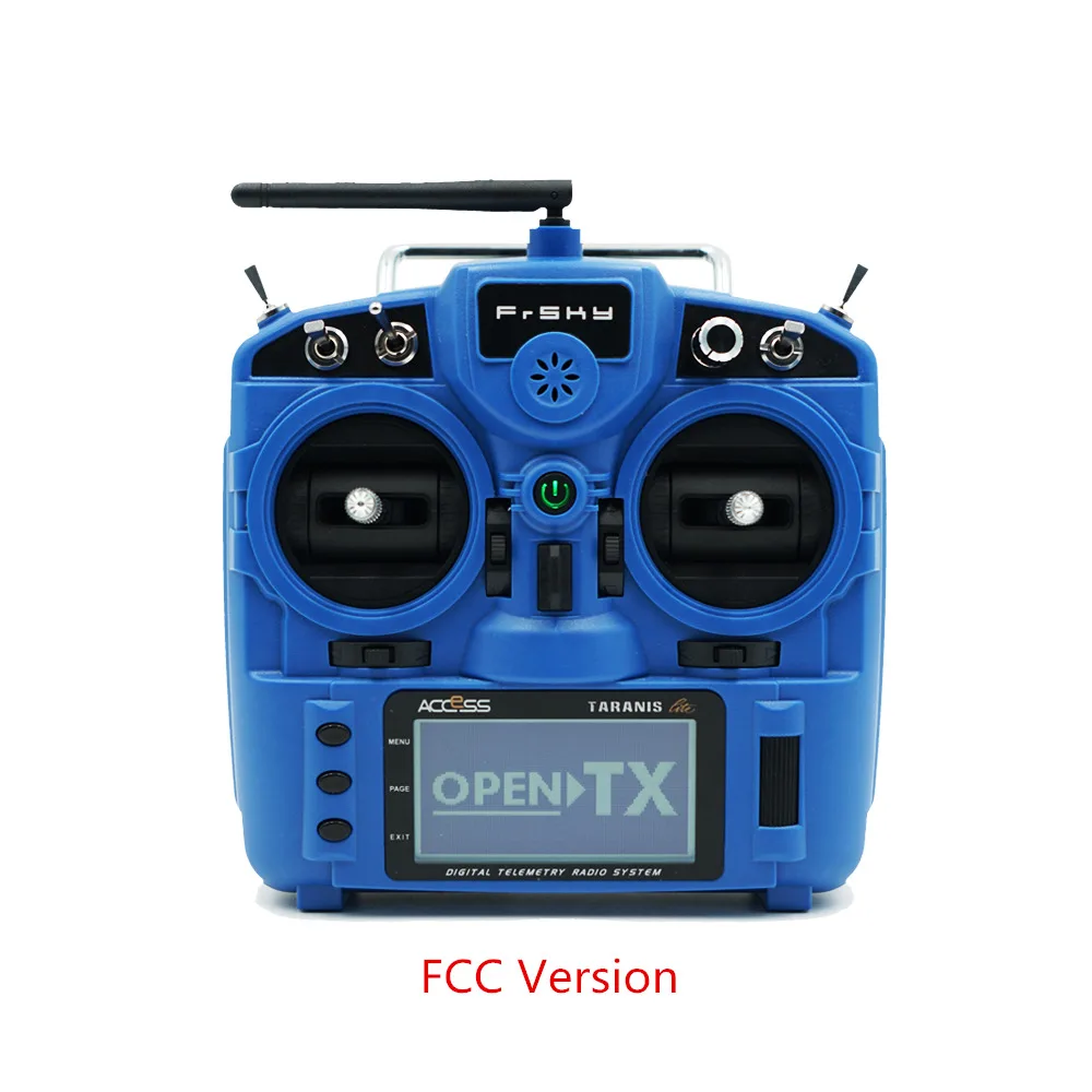 Blue FCC Version FrSky Taranis X9 Lite 2,4 ГГц 24CH форм-фактор портативный передатчик для радиоуправляемого дрона/неподвижного крыла/мультикоптера/вертолета аксессуары - Цвет: Blue FCC Version