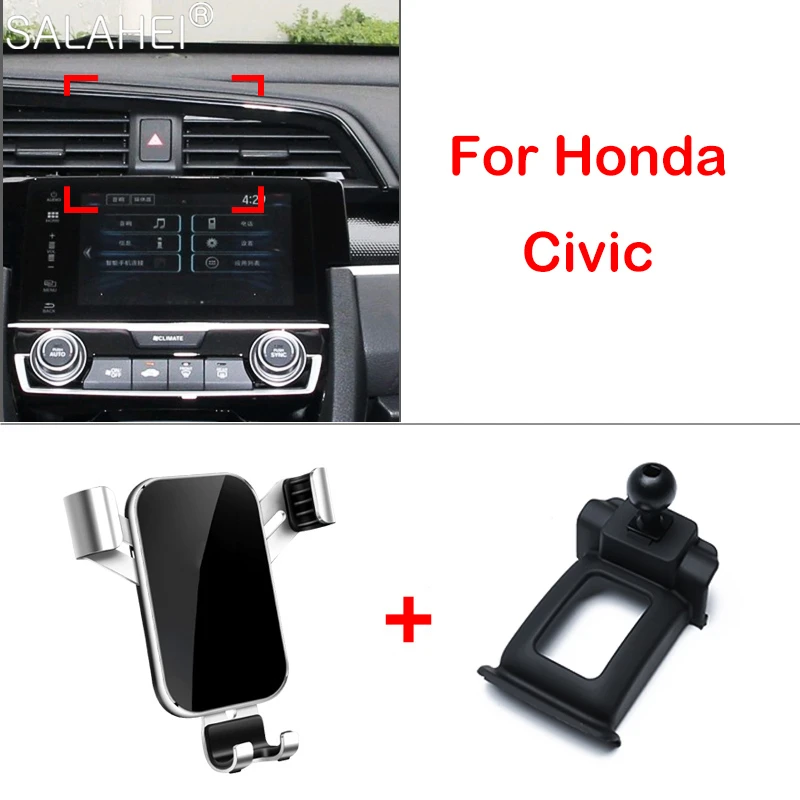 Car Phone Holder For Honda Civic 10th Gen Car Air Vent Mobile Phone Mount Stand For Honda Civic