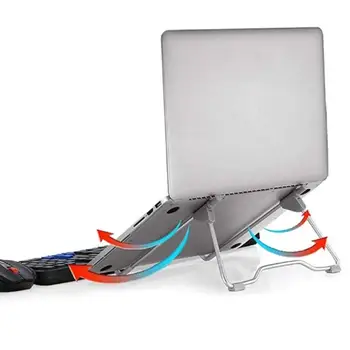 

Portable Laptop Stand Foldable Support Base Notebook Stand Holder Adjustable Aluminum Alloy Bracket Support 10-17inch Notebook