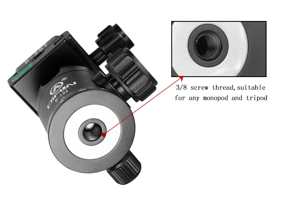 DIFUN GT-525A Tripode para Camara de Video Профессиональный стабильные зеркалки треугольная подставка с F-32A панорамной шаровой головкой