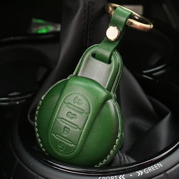 革車のキーケースミニクーパーs one F54 F55 F56 F60 同胞clubman車のリモートキーフォブカバーキーホルダー保護袋