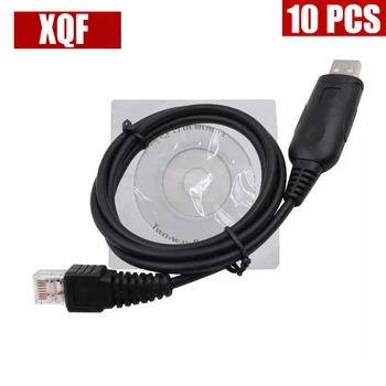 

XQF 10PCS USB Programming Cable for Motorola Radio CM300 GM300 GM3188 GM3688 CDM750 Two Way Radio