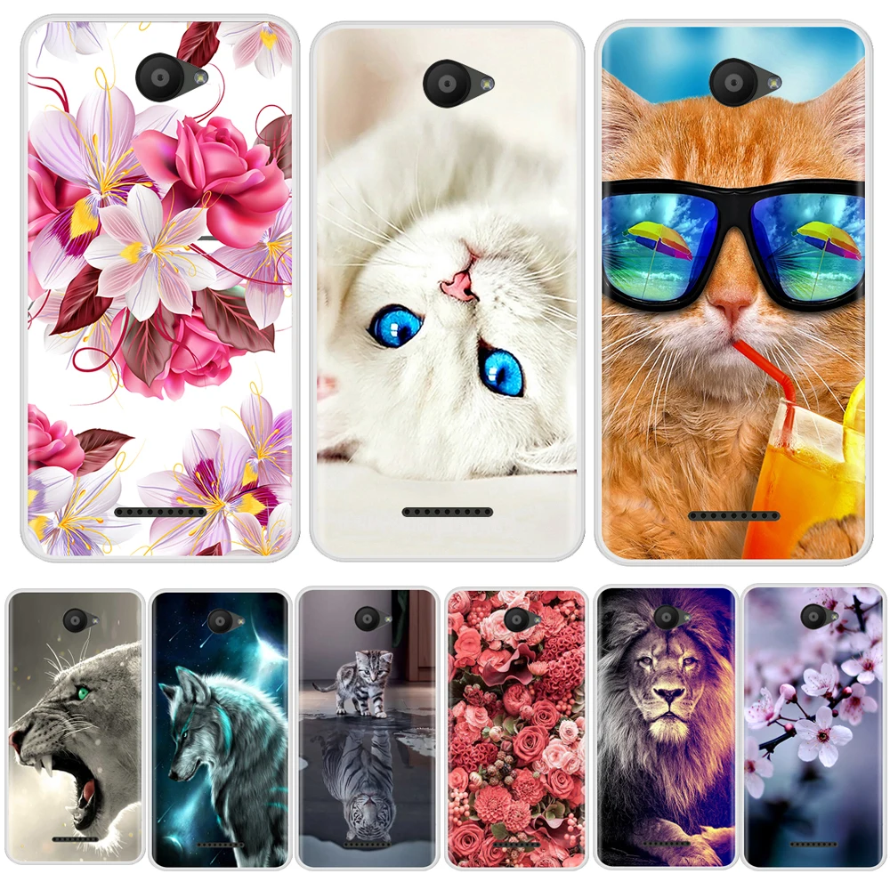 Case Cover For BQ Aquaris U Lite Soft Silicone TPU Fashion Cool Pattern Painting Back Phone Cases |