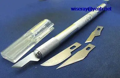 

DHL/EMS 50 set Aluminum Precision Knife Precision + 3 pcs Cutting blade Knife Blade-A8