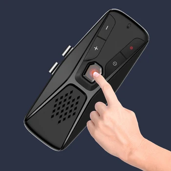 

Car sun visor bluetooth hands-free phone bluetooth Handsfree Car Kit Wireless Audio Receiver Hands Free