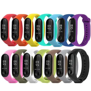 

14pcs Silicone Watchband for Xiaomi Watches Replacement Bracelet for Xiaomi Mi Smart Band 4 3