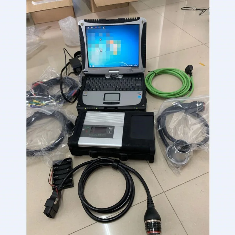 

Super MB Star C5 SD Connect with laptop cf19 Toughbook CF-19 diagnostic PC with mb star c5 newest software 2019.09 hdd for sd c5