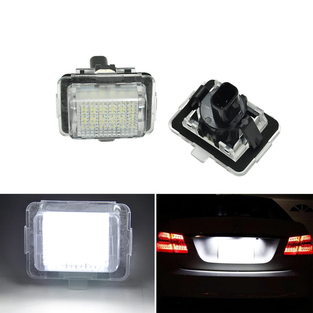 LED iluminación de la matrícula para mercedes benz w204 w205 w216 w218 w212 w221 w222