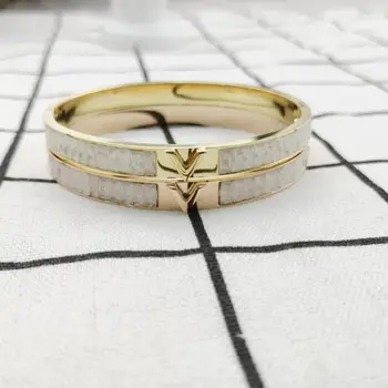 

European and American classic brands luxury woman bangle steel