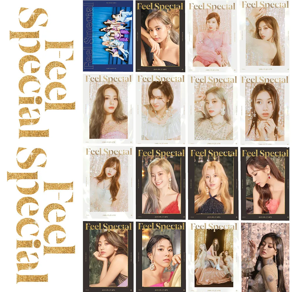 16 шт./компл. Kpop дважды Фотокарта FEEL SPECIAL New album photo card Новые поступления TWICE 2020