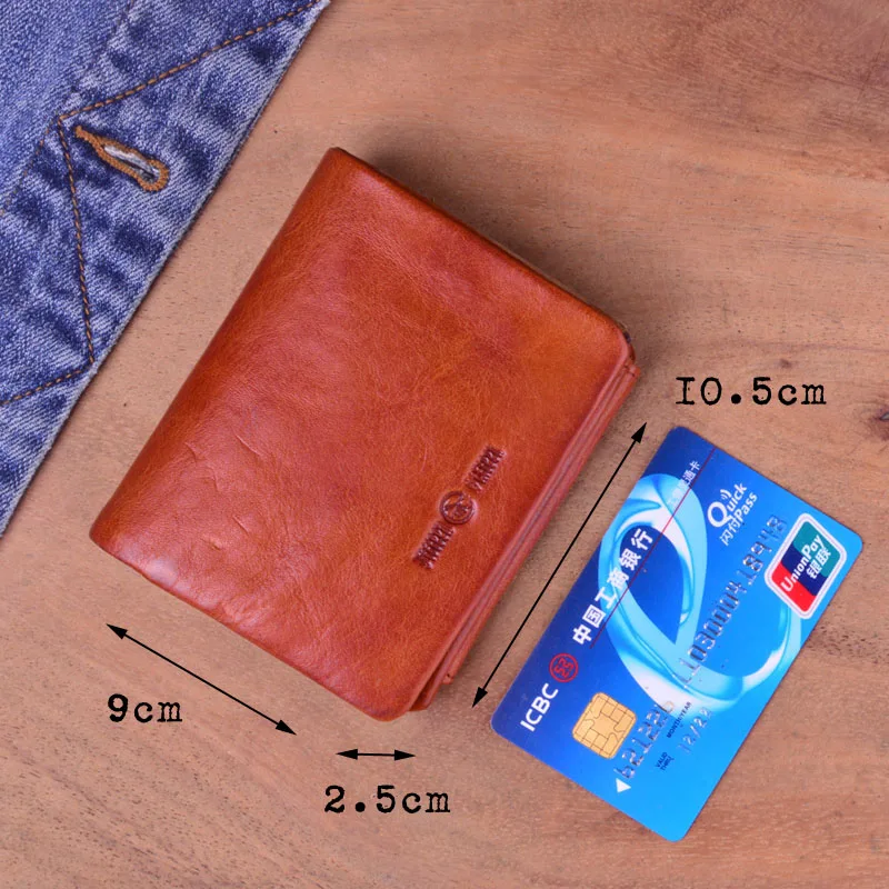 AETOO Короткие мужские кошельки из натуральной кожи ретро кошелек вертикальный кошелек знаменитого бренда кожаный мужской ID держатель для кредитных карт