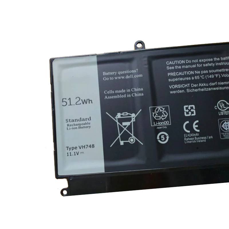 GZSM Аккумулятор для ноутбука VH748 для DELL V5460D 5439 Ins14zD-3526 Ins14zD-3528 Аккумулятор для ноутбука 5460 5470 5560 зарядное устройство для ноутбука
