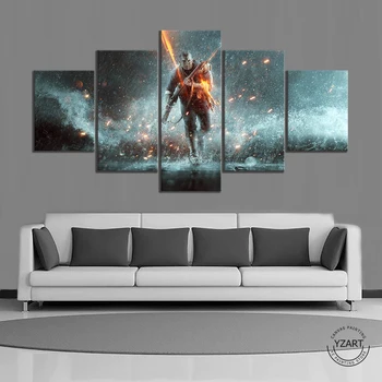 5 шт. игровой постер поле боя 1942 HD Настенная картина холст картины для домашнего декора настенное искусство