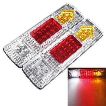 

2x 12V 19 LED Truck Trailer Rear Tail Light Indicator Waterproof Lamp