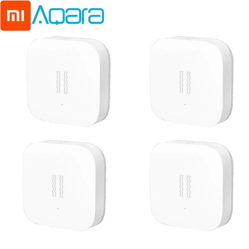 

Xiao mi aqara Smart Vibration Sensor Zigbee Motion Shock Sensor Detection Alarm Monitor Built-in Gyro For Home Safety Mi home