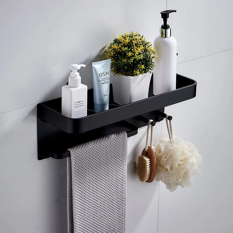 

Bathroom Storage Shelf Wall Hangers Bathroom Storage Shelf Suction Wall Hole Punched Toilet Suctorial Storage Rack