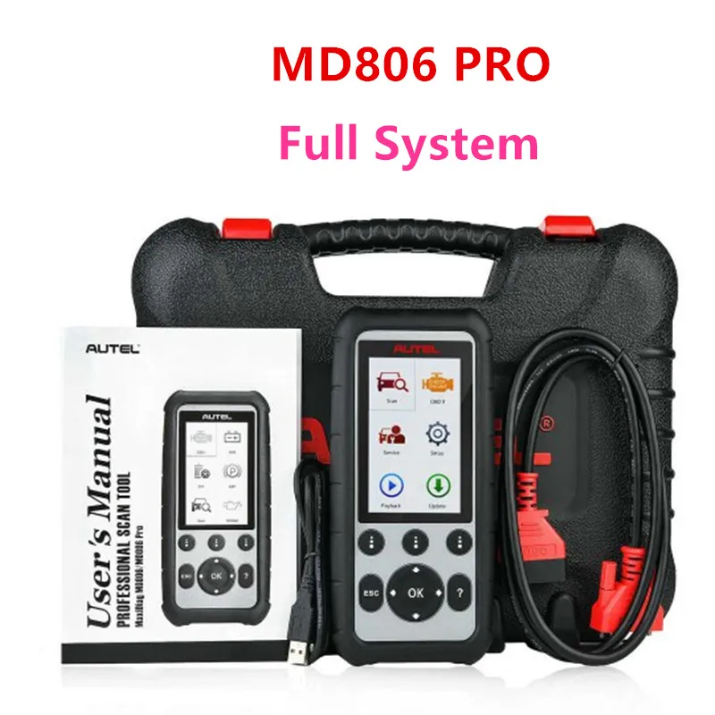 

Original Autel MaxiDiag MD806 Pro Full System Diagnostic Tool Same as Autel MD808 Pro Free Update Online Lifetime