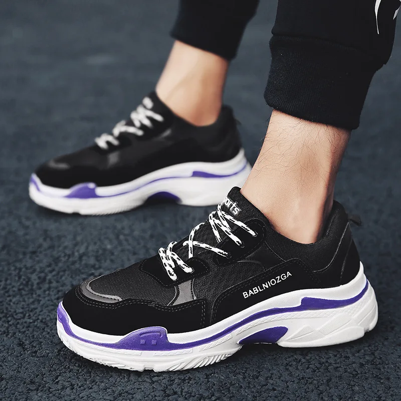 

MEN'S shoes ins Dad White Shoes Spring Deodorizing Punched Sheet Elevator Korean-style Trendy Shoes Sports Casual Shoe Men's
