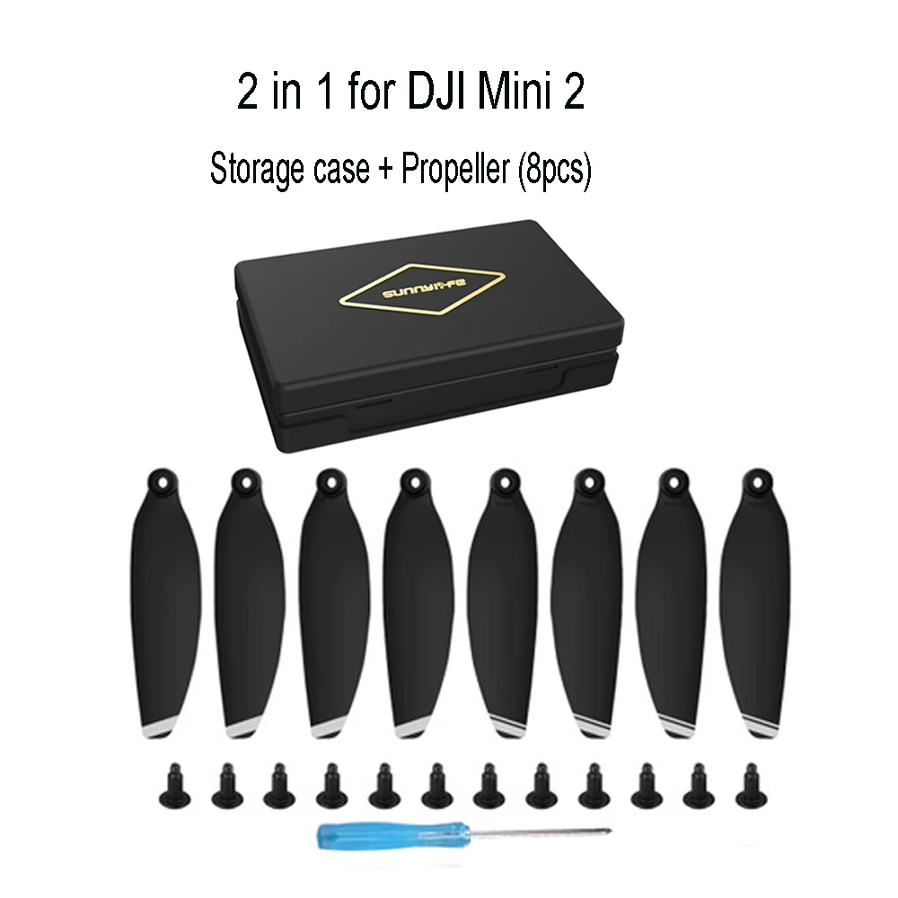 best cheap drone DJI Drones Propeller and Props Storage Case Box for Mavic Air 2/2s Mavic 2/Mavic Mini/Mini 2/Mini SE Accessories snaptain drones Camera Drones