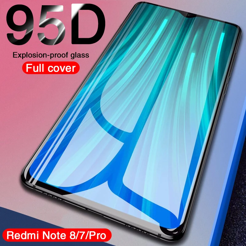 Закаленное стекло для Xiaomi Redmi note 8 7 Pro защита экрана на защитное | Мобильные