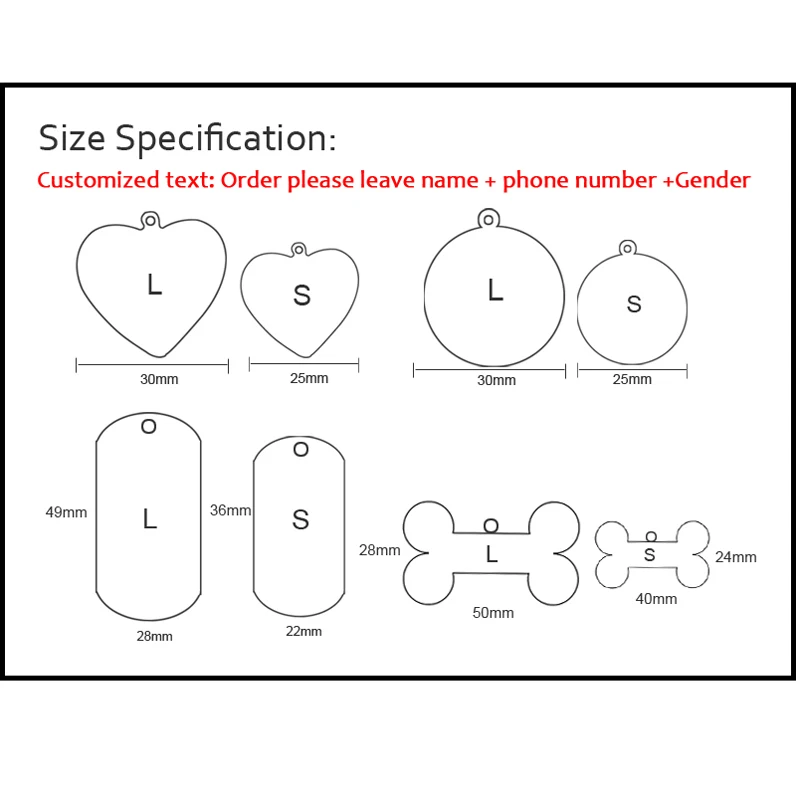 YVYOO украшения на шею собаки из нержавеющей стали индивидуальные собаки кошки ID бирка имя телефона гравировка несколько языков AA12