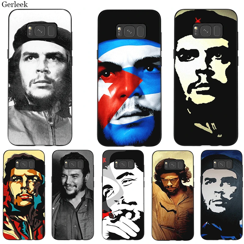 

Mobile Phone Case Silicone For Samsung M10 M20 M30 M40 S6 S7 Edge S8 S9 S10 Plus S10E Cover Che Guevara