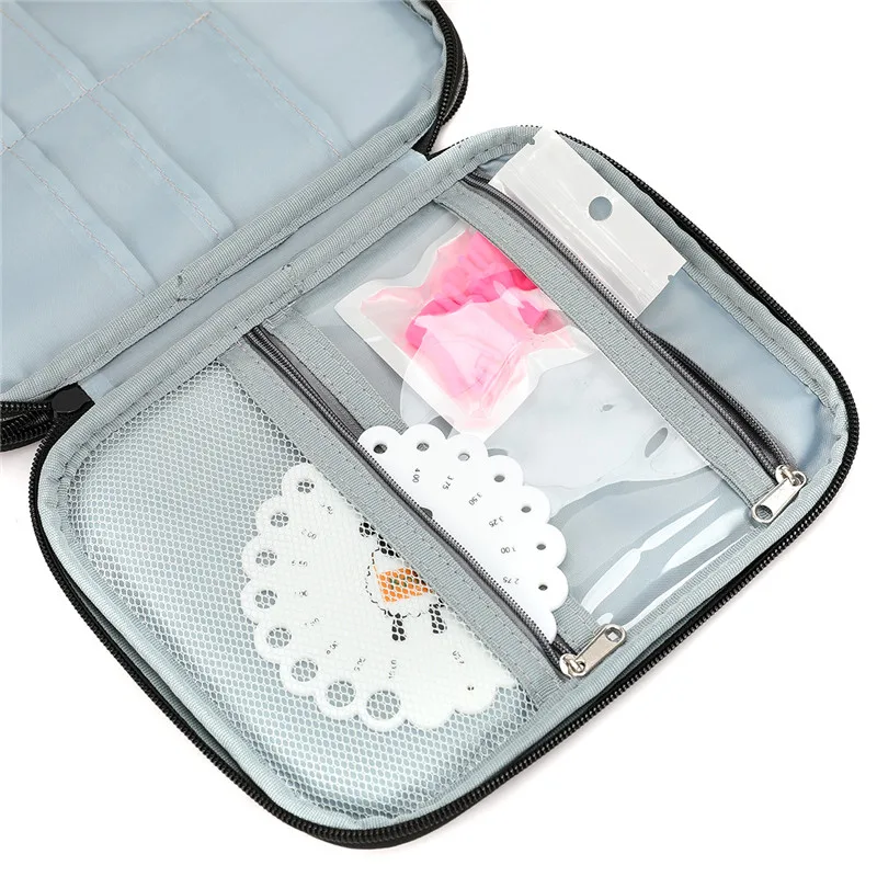 KOKNIT 18pcs Circular Knitting Needles Set Scissors Markers Sewing Accessories Set DIY Yarn Craft Weave Knit Tools With Bag (9)