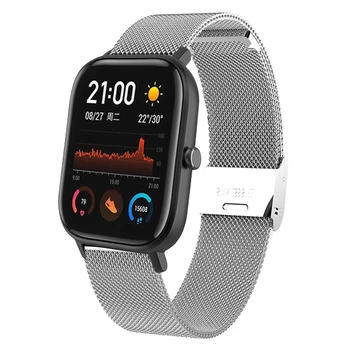 

Replacement Stainless Steel Watch Strap Wristband for Huami Amazfit GTS Watch EIG88