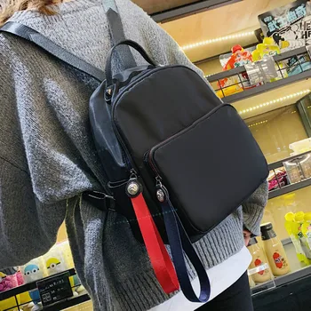 

Waterproof Women's Backpack 2020 Female Solid Oxford Schoolbag New Back Shoulder Bag Large School Bags Female Rucksacks Mochila