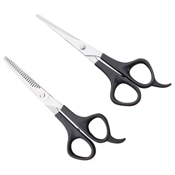 

6pcs Household Haircut Scissor Hair Scissors Barber Shears Hairdressing Scissors Hair Cutter (3pcs Teeth Scissors and 3pcs Strai