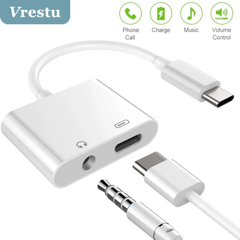 18W Fast Charging Type C to 3.5mm Jack Earphone Adapter Audio Splitter USB-C to Tipo Type C AUX Cable for Phone Type-c Convertor - ANKUX Tech Co., Ltd