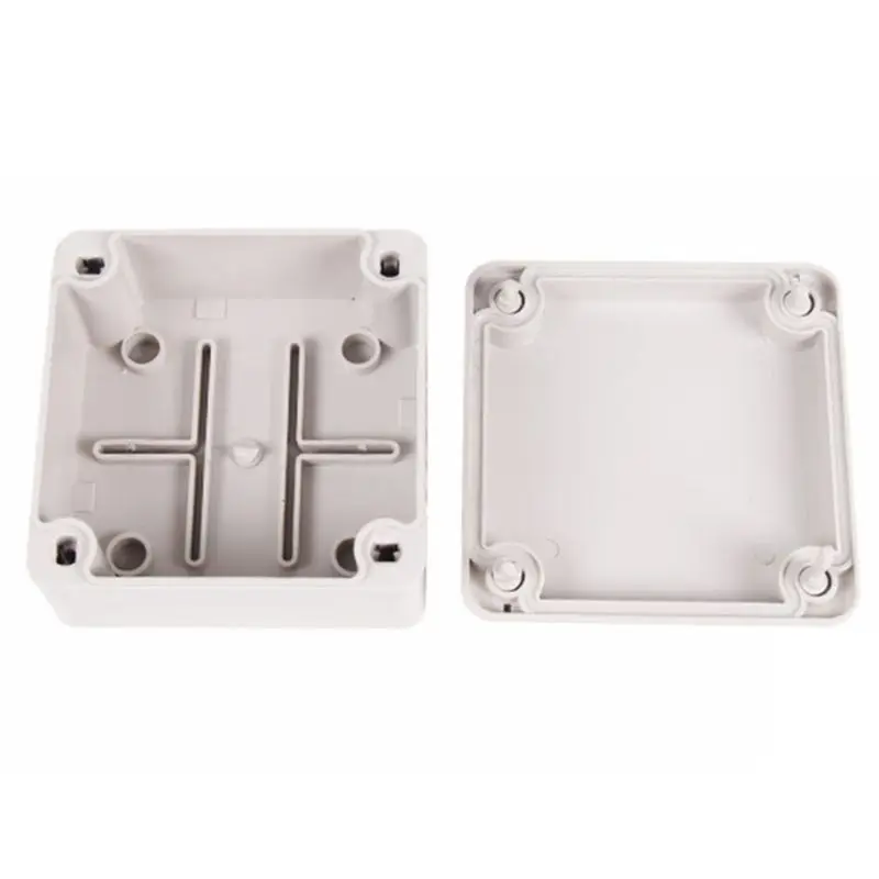 100x100x50mm ABS Enclosure Junction Box Adaptable IP55 Waterproof Weatherproof