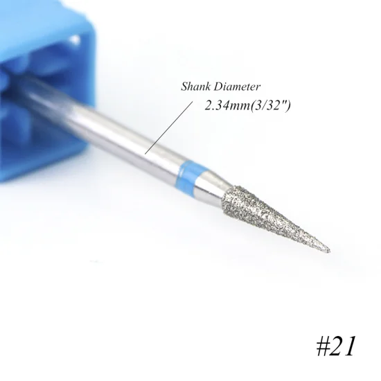 1 шт. фрезы для ногтей алмазные фрезы для маникюра электрические пилочки для кутикулы Инструменты для педикюра TR01-29-1 - Цвет: 21
