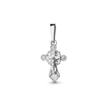 

Cross Orthodox AQUAMARINE without inserts Silver 925