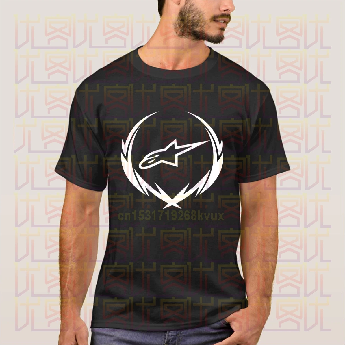 Alpine Star T-Shirt Clothes Popular Crewneck Vintage Crew Neck Amazing Short Sleeve Unique For Men Tops Tee | Мужская одежда