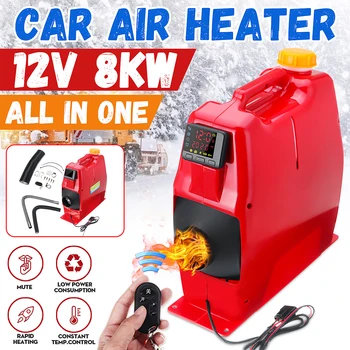 

8KW 12V 24V Air Diesels Car Heater Parking Heater +New LCD Monitor, Remote Control FOR Car Boat RV Motorhome Trailer Trucks