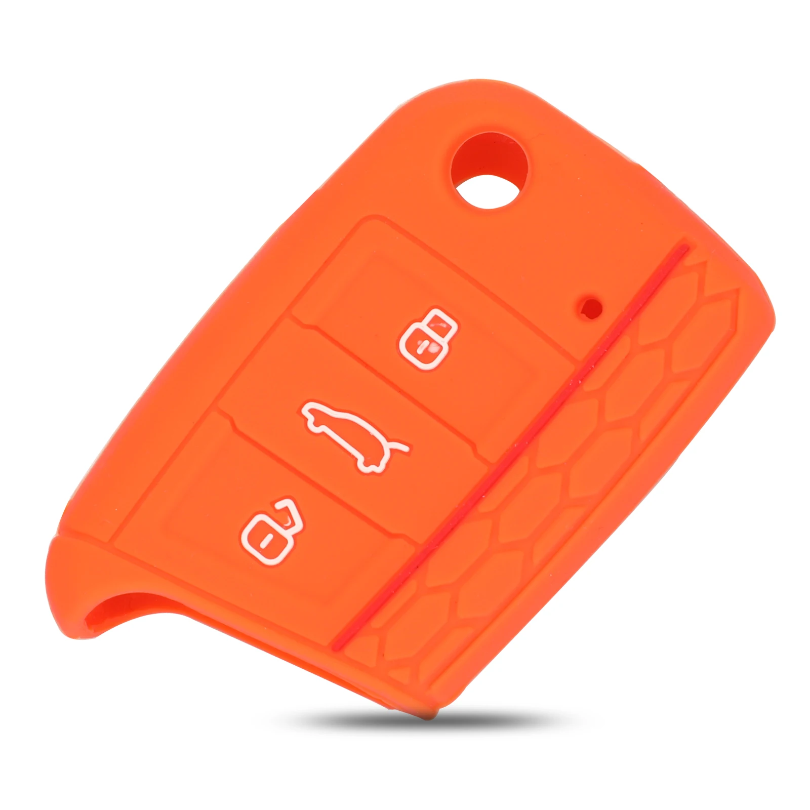 Remote 3 Buttons Car Key Case Cover For VW Golf 7 mk7 Skoda Octavia A7 New Polo Key Portect Case Folding Flid