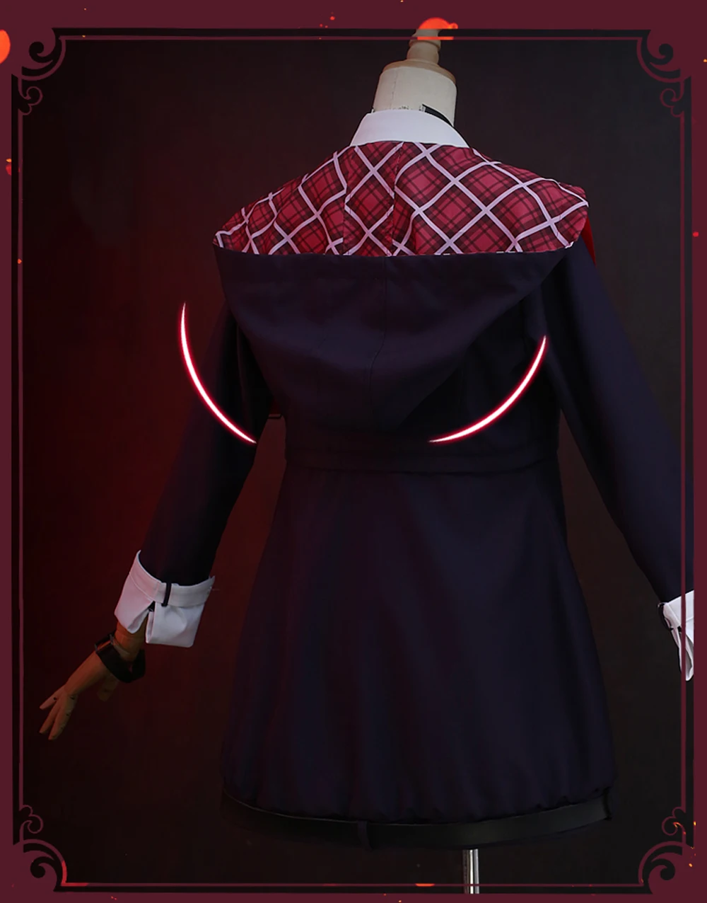 VEVEFHUANG Anime The Touhou Project Flandre Scarlet Cosplay Costume Halloween Uniform cosplay costume Halloween costumes set dress female gift