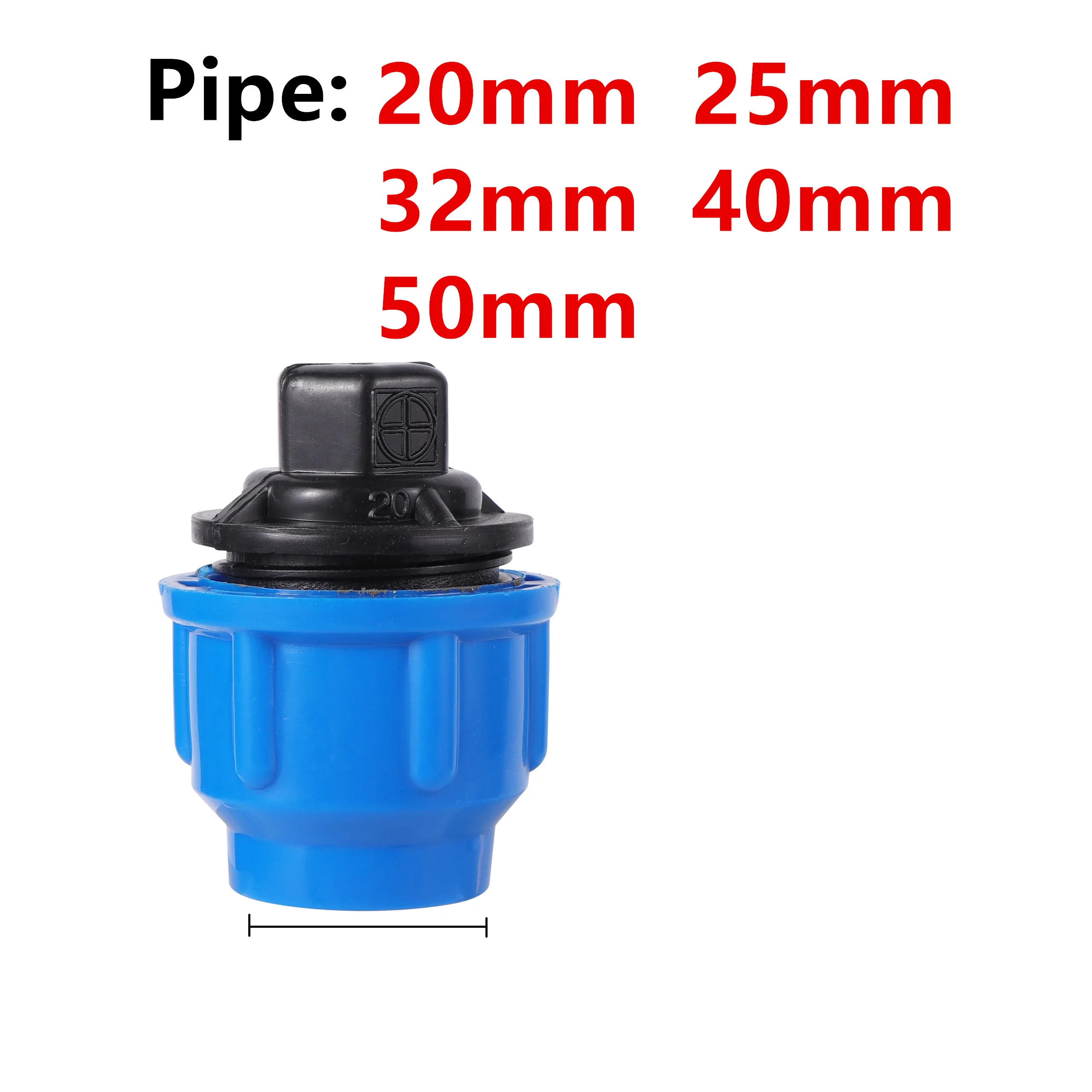 Valvola A Sfera In PVC QOXEZY | Rubinetto Intercettazione Acqua Con Manico A T Per Irrigazione Giardino, Pompe E Tubi (40mm)